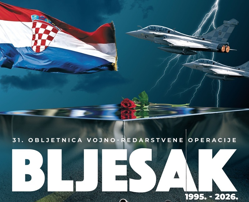 POZIV NA OBILJEŽAVANJE  31. OBLJETNICE VOJNO REDARSTVENE AKCIJE „BLJESAK“