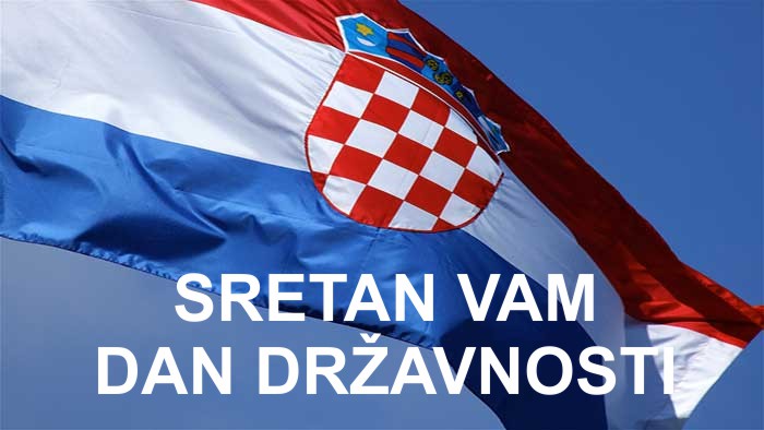 Čestitka povodom 30. svibnja, Dana državnosti Republike Hrvatske