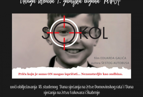 POZIV NA PREMIJERU HRVATSKOG DOKUMENTARNOG FILMA „SOKOL – NEZAUSTAVLJIV KAO SUDBINA“